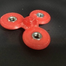 mini ball bearing spinner m8 nuts toys & games spinnerballbearing 3d print model - Mito3D
