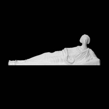 woman lid etruscan sarcophagus scan fullsize 3d print model - Mito3D