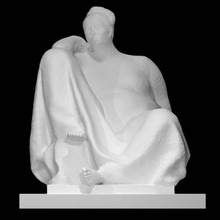 sitzend Yucat Frau Scan Mexikaner Bronze Washington DC Ganzkörper Hirshhorn Smithsonian iga 3d print model - Mito3D