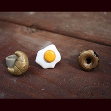 candy rush uovo fritto anelli fetta gioielli 3d print model - Mito3D