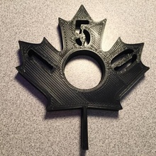 canada day 150 spinners toys & games tinkercad 3d print model - Mito3D
