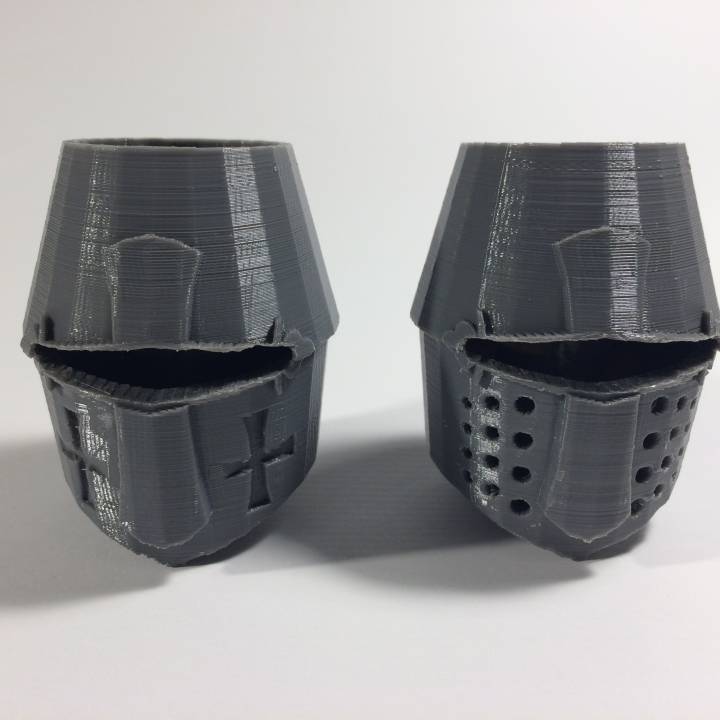 pots planteur Chevalier thème jardin tinkercad 3D print model - Mito3D