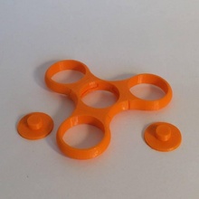 pop kıpır spinner oyuncaklar oyunlar stres çarkı 3d print model - Mito3D