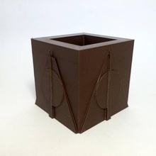 mortal huecos maceta ventilador Arte 3d print model - Mito3D
