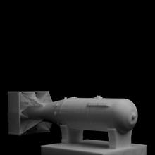 atom Bombe scan Krieg atombomb littleboy hiroshima 3d print model - Mito3D