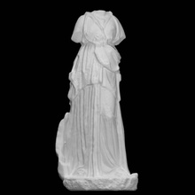 marble statue athena scan woman fullbody 3d print model - Mito3D