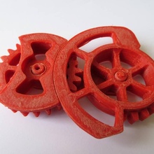 'n mechanism & garden gears connection stop'ngo 3d print model - Mito3D