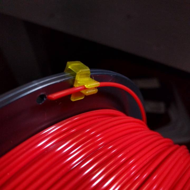 Filament Clip Halter Unterstützung Bewahrer bauen 3d Drucker Filamenthalter Filamentclip Filamentkeeper 3D print model - Mito3D