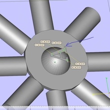 inquietação spinner tinkercad 3d print model - Mito3D