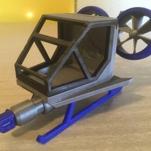 cheekymandos - shockhawk toys & games vehicle ninjaflex 3d print model - Mito3D