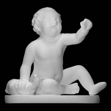 boy duck scan animal child halfbody 3d print model - Mito3D