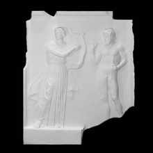 relief apollo marsyas scan man fullsize 3d print model - Mito3D