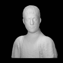 ritratto piero de ' medici scansione uomo metà corpo 3d print model - Mito3D