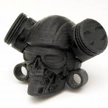 motoskull terminator fan art skull piston moto 3d print model - Mito3D