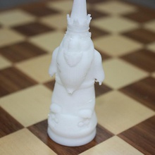 floresta fantasia jogo xadrez jogos tabuleiro animais jardim hobby brinquedo 3d print model - Mito3D