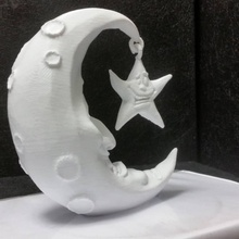 Monsieur lune bijoux 3d print model - Mito3D
