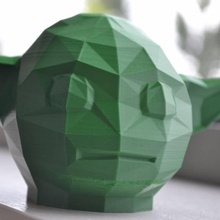 master yoda poly fan art starwars yoda lowpoly low-poly 3d print model - Mito3D