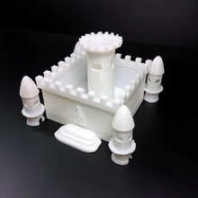 castle & garden tinkercad 3d print model - Mito3D