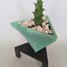 icing & garden pot planter plants tinkercad 3d print model - Mito3D