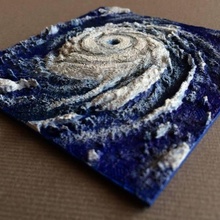 Hurrikan Katrina Bildung Karten Topographie Landschaften 3d print model - Mito3D