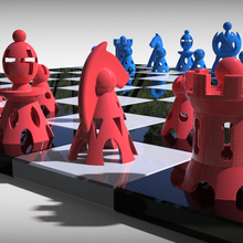 cono ajedrez juegos mesa concurso abierto diseño competencia 3d print model - Mito3D