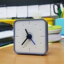 miniclock ver2 two-tone color & garden clock clockwork analogclock clockface face maakmake 3d print model - Mito3D