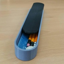 lápis caso bainha jardim caneta esferográfica caixa 3d print model - Mito3D