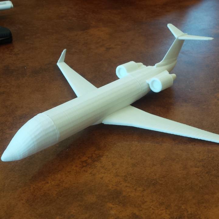 bombardiere crj 200 giocattoli Giochi aereo aviazione linea 3D print model - Mito3D