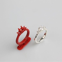 trib anello fidanzamento gioielli 3d print model - Mito3D