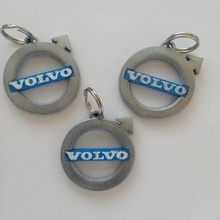 porte clefs Volvo moda acessórios miniatura automóvel clave marque soluçar 3d print model - Mito3D