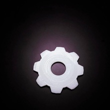 gear throwing stars props & cosplay tinkercad 3d print model - Mito3D