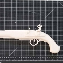 esagonale barile pietra focaia pistole oggetti scena cosplay costume film pistola puntello arma replica 3d print model - Mito3D