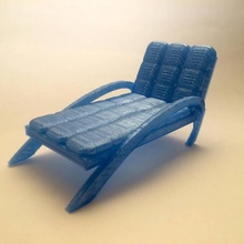 tuftguy chaise menzogna giardino campeggio Bambola mobilia picnic tavolo giocattolo miniatura panchina printinplace tenda bjd tinkercad bjdoll 3d print model - Mito3D