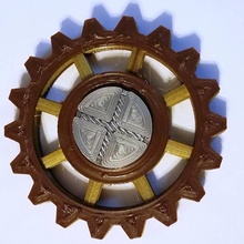steampunk gear fidget spinner toys & games tinkercad 3d print model - Mito3D