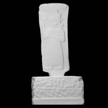 stela goddess kubaba scan woman monument fullsize 3d print model - Mito3D