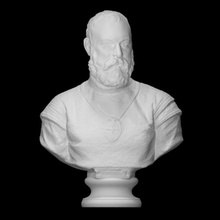 knight santiago scan bust man spanish beard washingtondc halfbody 3d print model - Mito3D