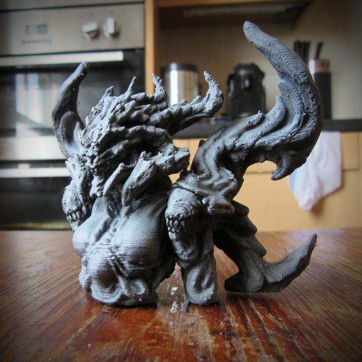 Diablo 3 Ventilator Kunst Dämon Teufel Hölle Charakter Schneesturm Fan Art 3D print model - Mito3D