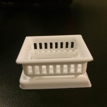 miniature dish rack toys & games doll kitchen toy 3d print model - Mito3D