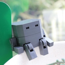 hexágono movimento robô impressão colocar ventilador arte legal Diversão brinquedo impressao 3D mech robôs printinplace hobbies octógono 3d print model - Mito3D