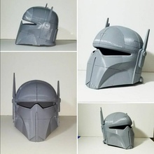 imperial súper comando casco estrella guerras ventilador Arte mandaloriano rebeldes 3d print model - Mito3D