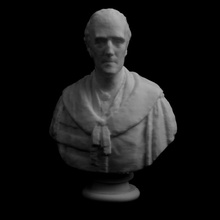 arthur wellesley bust national portrait gallery london scan marble nationalportraitgallery unitedkingdon firstdukeofwellington arthurwellesley 3d print model - Mito3D