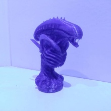 xenomorph bust poly-count fan art alien beast monster sculpture zbrush sculpt predator covenant aliens aliencovenant 3d print model - Mito3D