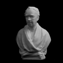 bryan waller procter bust national portrait gallery london scan 3d print model - Mito3D