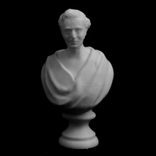 robert stephenson busto national portrait gallery londra scansione scultura marmo ingegnere nationalportraitgallery robertstephenson 3d print model - Mito3D