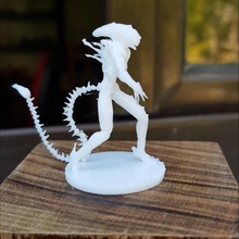 xenomorfo extraterrestre ventilador Arte escultura esculpir 3d print model - Mito3D