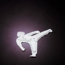 sprite ik+ fan art atari games retrogaming karate amiga 3d print model - Mito3D