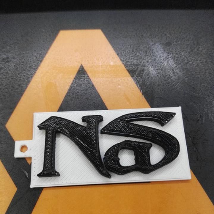 nas anahtarlık moda Aksesuarlar 3D print model - Mito3D