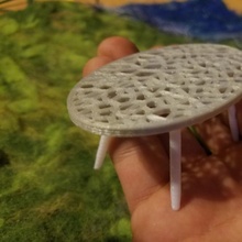 voronoi bordo piscina tavolo giardino Accessori Bambola mobilia ragazzi giocattolo miniatura gioco 3d print model - Mito3D
