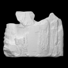 Partenón friso norte viii 25 28 escanear hombre medio cuerpo 3d print model - Mito3D