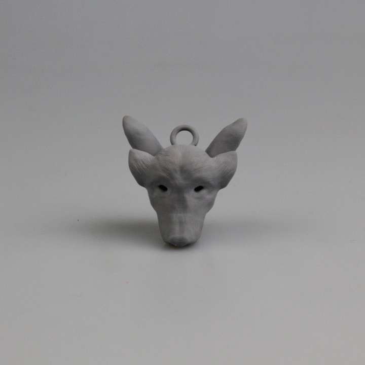dog bat necklaces jewellery animals art concept creature nature zbrush 3dprinting jewelry asiga resin snake 3dstudiomax b9creator modeling necklacesdog 3D print model - Mito3D